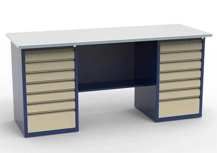 Верстак слесарный двухтумбовый СВ-2Т.07.07.19