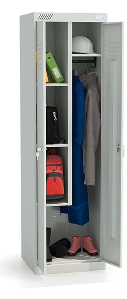 Фото - шкаф универсальный металлический - шму 22-530 для хранения верхней ни нижней одежды