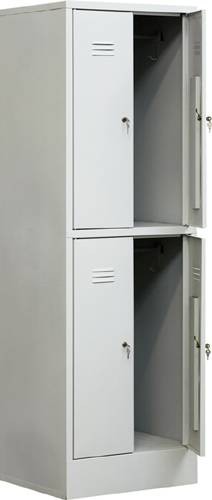 Фото - шкаф для одежды шр 24 (1850/600/500 мм) сварной в хостел четырехсекционный металлический металл-завод 