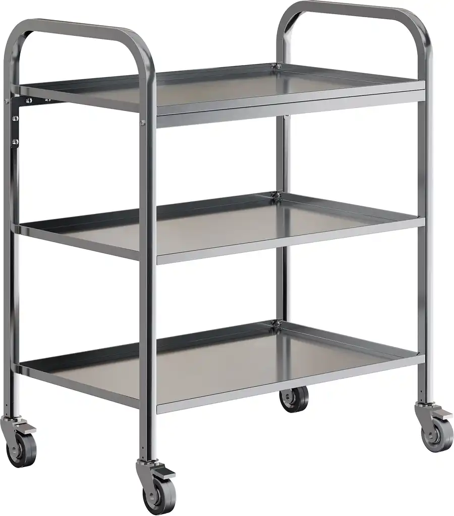 Тележка сервировочная RESTOINOX ТС-3-8/5
