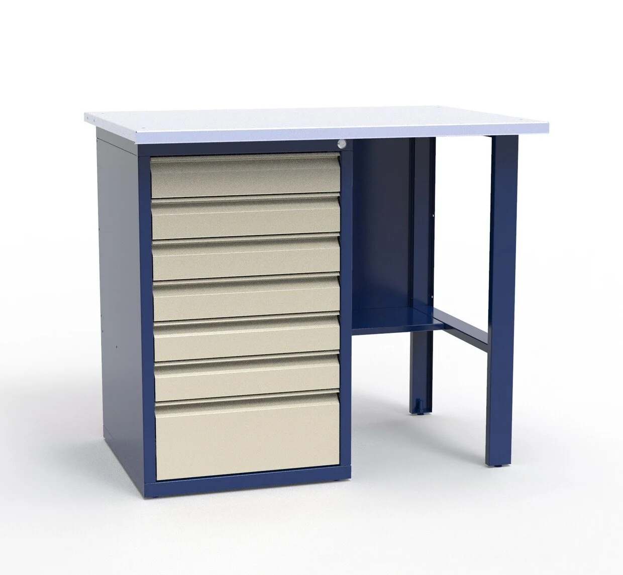 Верстак слесарный однотумбовый СВ-1Т.07.00.10