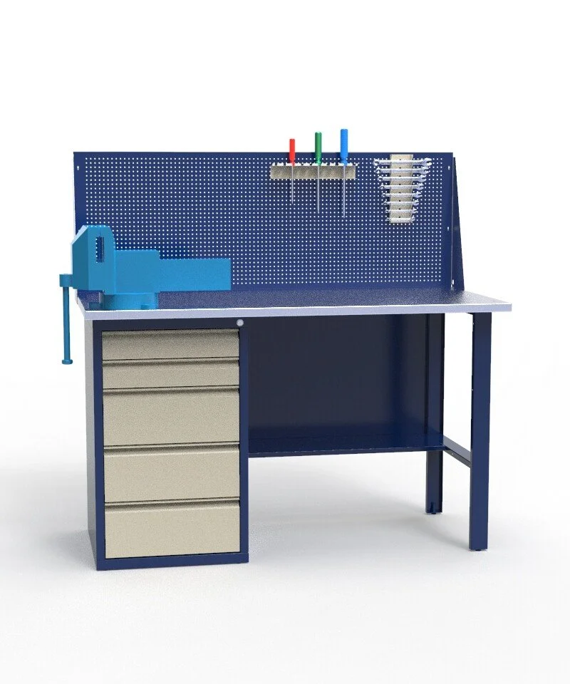 Верстак слесарный однотумбовый СВ-1Т.05.00.14_сб2