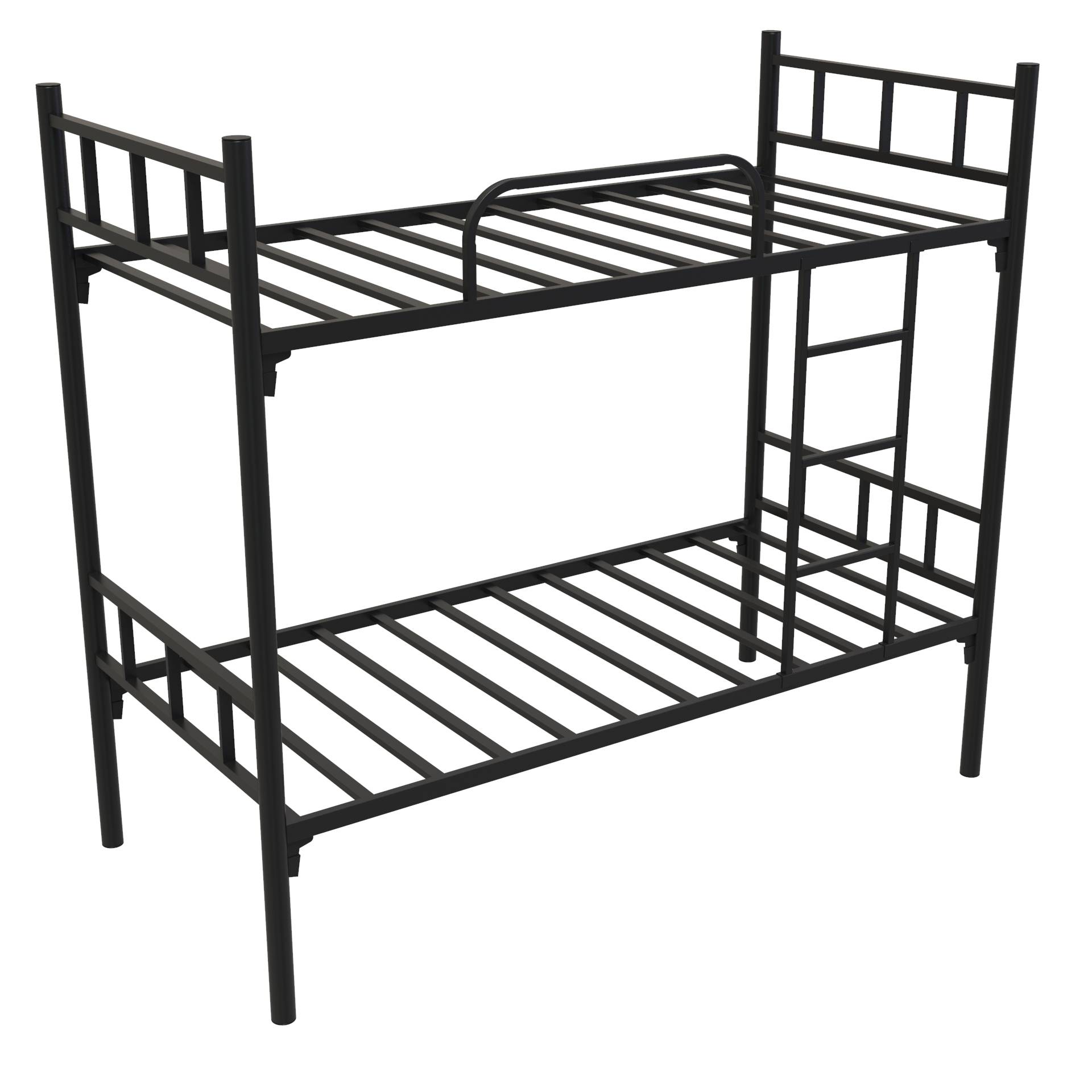 Фото кровать — арсенал/190х90 (2000х920х1600 мм) двухъярусная металлическая с лестницей усиленная